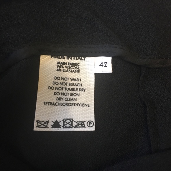 Mansur Gavriel Straight Leg Crepe Pants - Picture 5 of 6